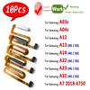 10Pcs, NEW Tested For Samsung A32 A14 A13 5G A22 A23 A13 4G A04S A03S A12 Fingerprint Sensor Scanner Keypad Home Button Cable