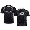 Optic Texas Esports Dres 3D Potisk Polyesterový Sportovní Tričko Pánské Dámské Krátký Rukáv Herní Tým Tričko Kulatý Výstřih Ležérní Top Letní