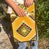 Kilim Messenger Bag Yellow