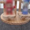 Multi Tier Desktop Display Stand Decorative Storage Rack Portable Wooden Storage Shelf  Table