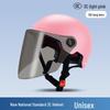 Certified 3C Electric Motorcycle Helmet: Retro, Breathable, All-Season, Lightweight for Men and Women