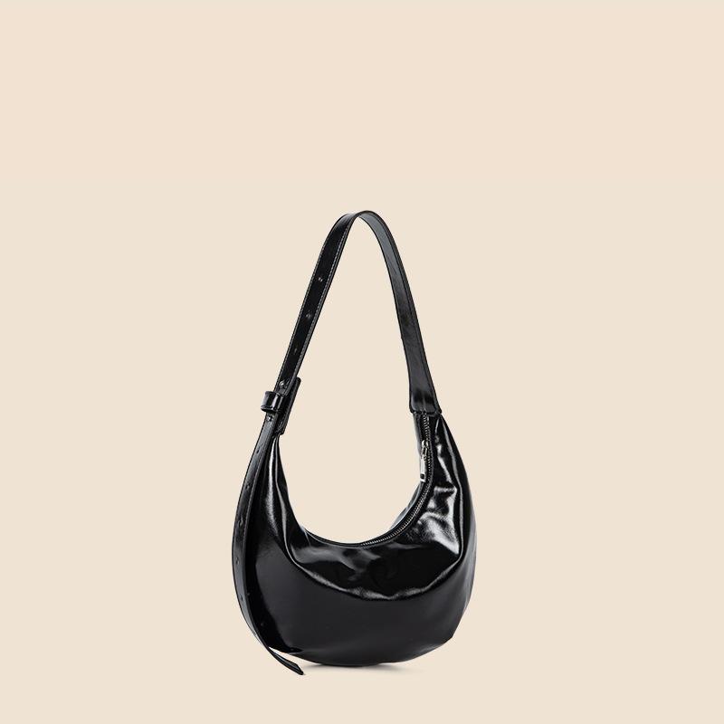 Fashion All-in-one Dumpling Bag Female Minority Commuter Underarm Bag High-grade Pu Solid Color Hand Bill Shoulder Bag