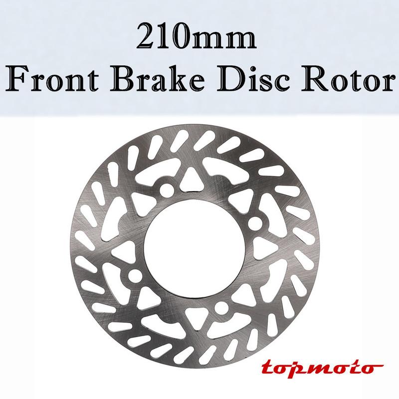 Motorcycle Front / Rear Brake Caliper / Rotor  for Pit Dirt Bikes and Trail Bikes Compatible with Honda CRF70 Thumpstar Apollo