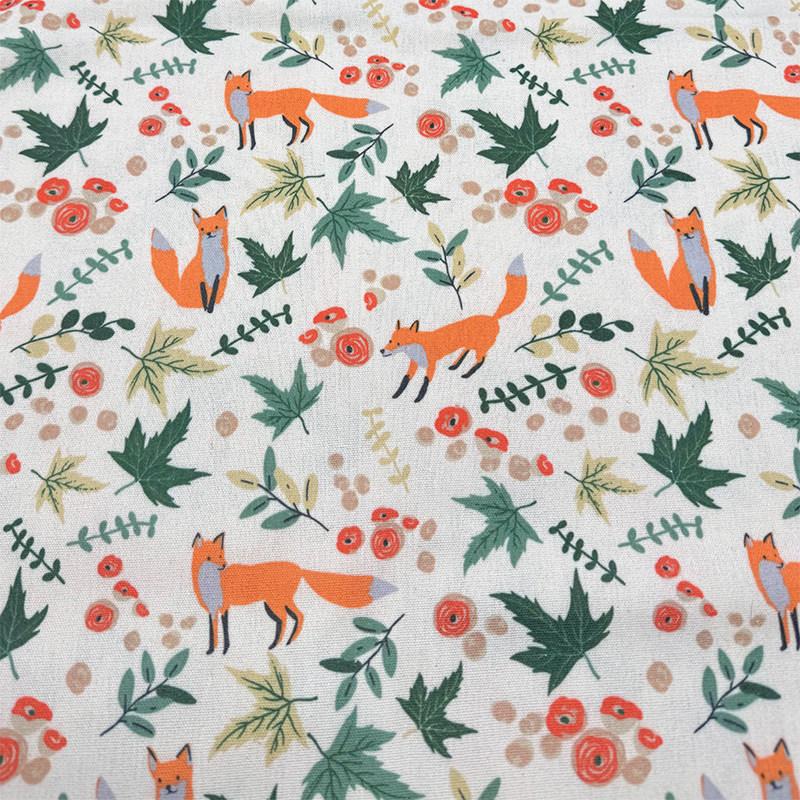 

0.5m/1m/2m Encrypted Cotton Linen Cartoon Cat Print Fabric for Book Cover Decorative Tablecloth Sand Cushion DIY Curtain Fabrics 50x150cm