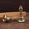 Tibetan Bronze Bell Antique Bell Christmas Tree Pendant Brass Handicraft Magic Bell Wind Bell Shui Feng Bells For Decoration