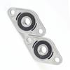2pcs Flange Shape Unit KFL003 Bearing Unit Bore Bracket Insert Bearing Pillow Block Bearing