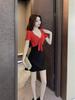 Stylish Nightclub Women's Slimming Dress: Short Skirt for Massage Technicians
