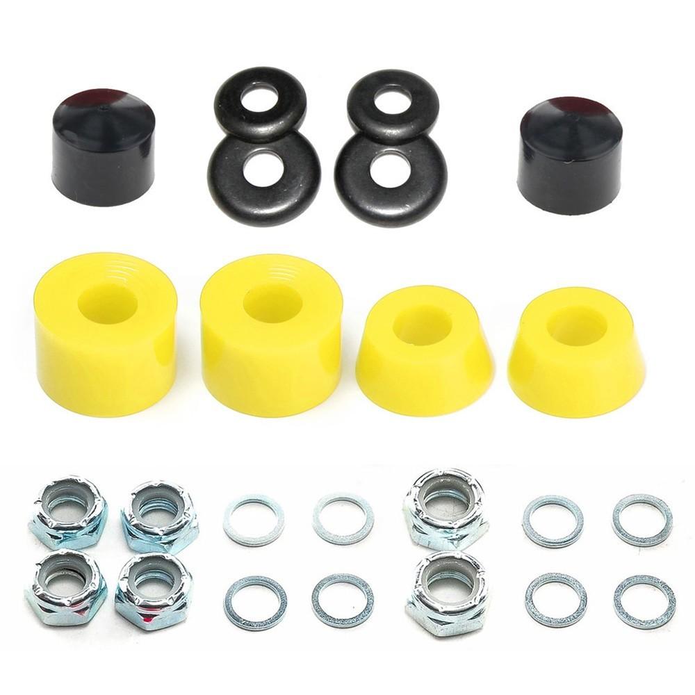 ~ Skateboard - Truck Rebuild Kit HARD 90A Bushings Washers Pivot Cups Rubber 50g