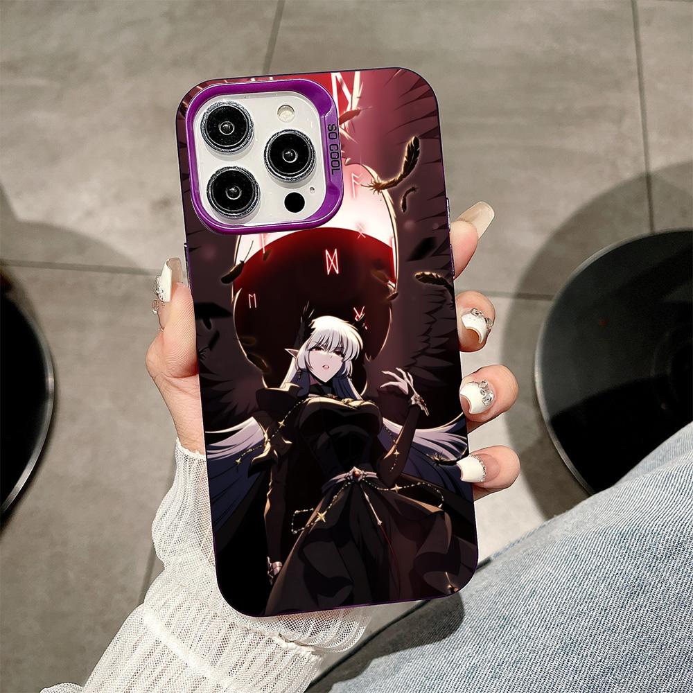 

Alice Von Ataraxia Mobile Phone Case for iPhone 17 16 15 14 13 12 11 X XR XS 8 7 Air Pro Max Plus Purple Translucent Cover iPhone 12 Pro