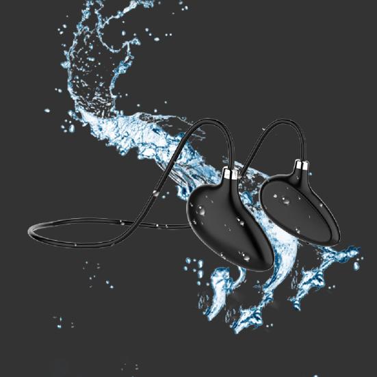 1 Set Wireless Earphone Noise Reduction HIFI Sound Comfortable To Wear Card Insertable Stable Transmission Call Neck Hanging Sport