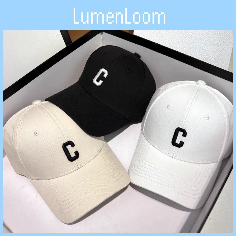Letter Baseball C Cap Embroidered Hardtop Unisex Spring Summer Duckbill Cap
