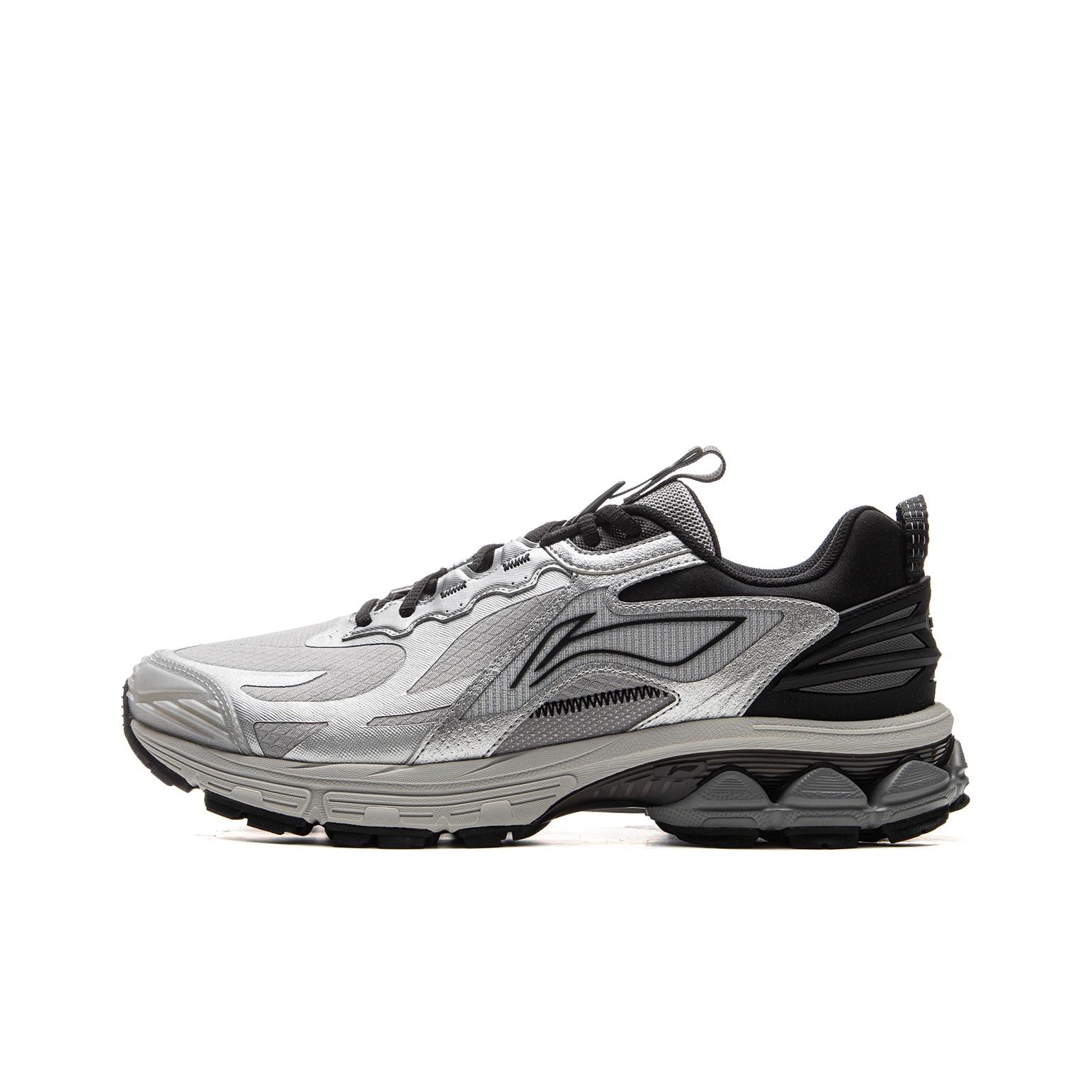 Li-Ning Fuyao 2.0 Trail Men Low Top Running Shoes Silver Grey ARXU011-4 39.5