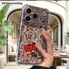Phone Case: 2D flat suitable for iPhone 18 17 16 15 14 13 Pro, transparent four corner protective case, cartoon characters, Christmas and Halloween gi