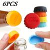 Silica Gel Bottle Cap Reusable Sealed Beer Cap Vinegar Soy Sauce Bottle Soda Cola Cap Wine Protective Stopper