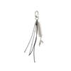 Multifunctional Alloy Fish Tail Pendant With Metal Chains And Tassels For Key Holder Earphone Hanger Or Bag Decoration