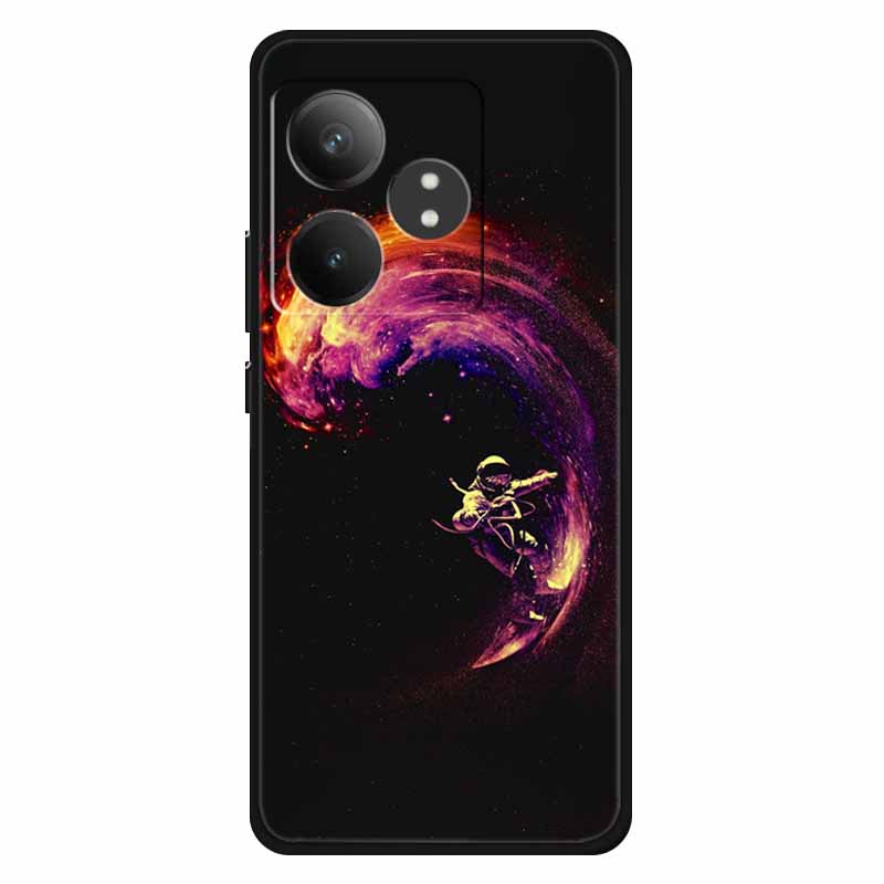 For Realme GT 6T Case Silicone Soft Lions Cat TPU Back Cover For Realme GT Neo6 Cases Protective GT6t 5G Fashion Lovely Shell