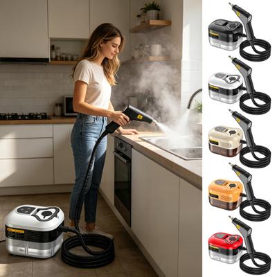Limpiador a Vapor, Limpiador a Vapor de Alta Presión para Limpieza, Limpiador a Vapor para Motores de Automóviles, Limpiador a Vapor para Detalle de Automóviles, para Muebles, Hogar