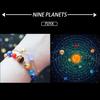 Universe Galaxy Eight Planets Bracelets Solar System Guardian Star Natural Stone Beads Bangles for Women Jewelry Drop Shipping