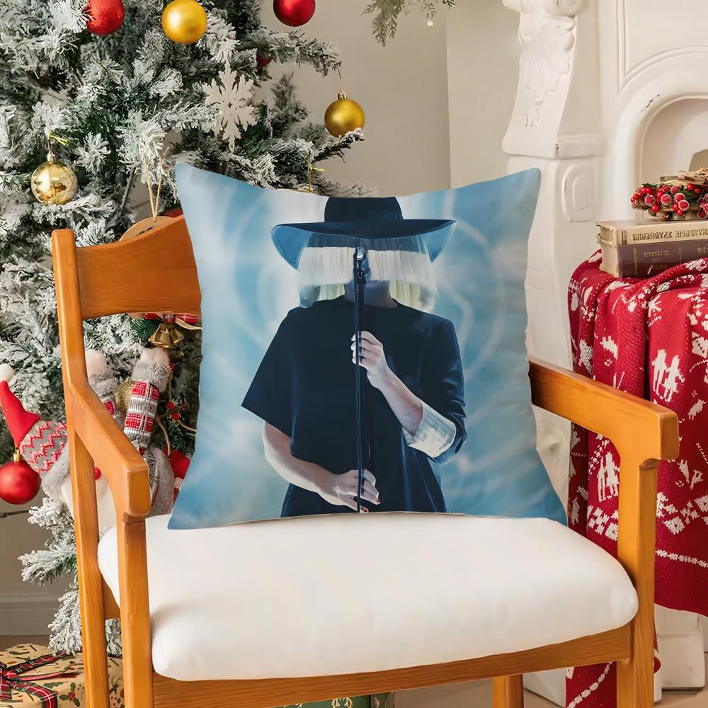 Singer S-Sia Crisp Band Pillow Case Silky Short Plush With Invisible Zipper Dustproof Sofa Cushion Cover
