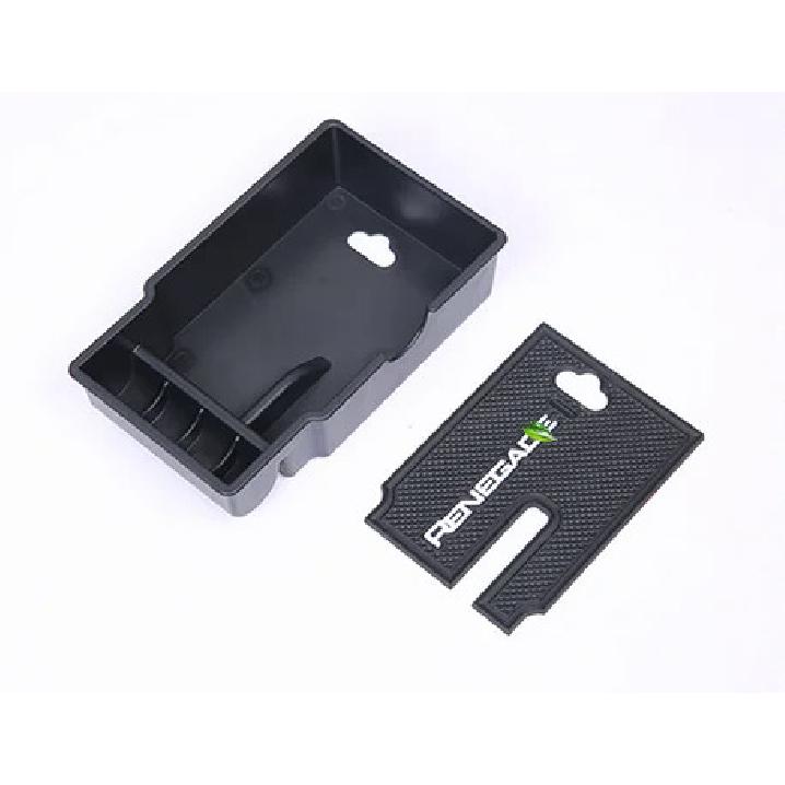 ABS Car Center Armrest Caixa de armazenamento Container Estojo de luvas para Jeep Renegade 2014 - 2021 Acessórios interiores