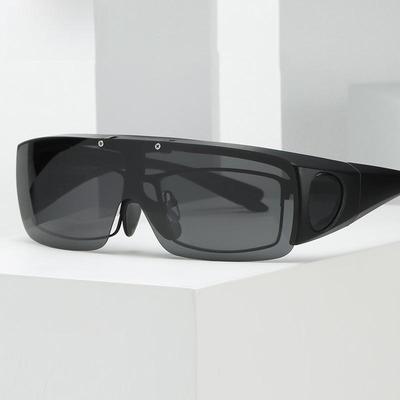 Occhiali da sole polarizzati flip-up Mosu monoblocco che cambiano colore, adatti sia a uomo che a donna, perfetti per la pesca e le attività all'aperto.