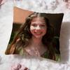 M-Michelle T-Trachtenberg Cushion Cover Premium Comfort Reversible Pillow Cove -Two In One Design for Any Room & Car Interior