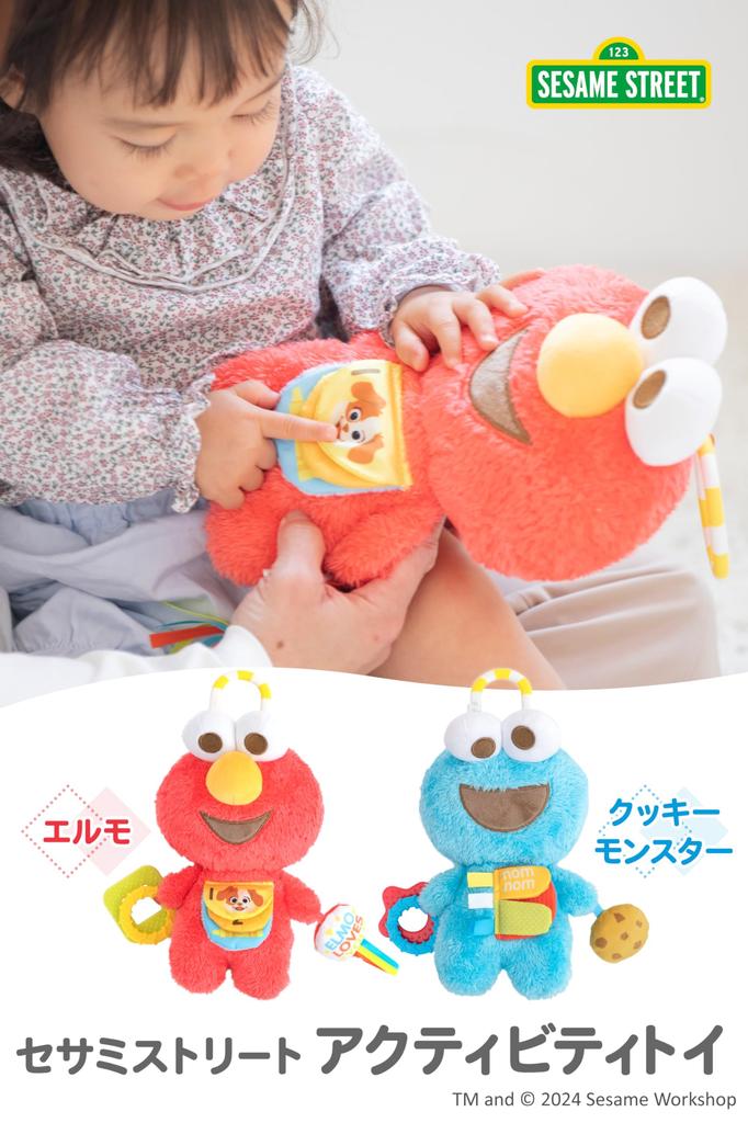 Nihon Ikuji Sesame Street Activity Toy (Cookie Monster)