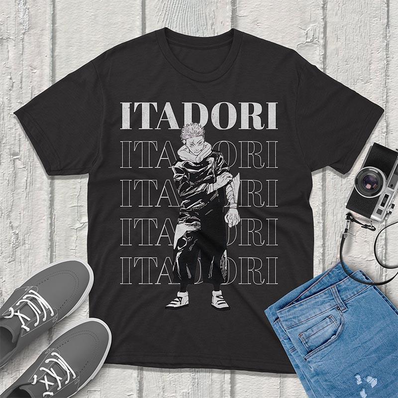Spell Return To War T-Shirt Anime Second Dimension Japanese Trend Five Knotts Yuren Printing Men's and Women's Short Sleeves