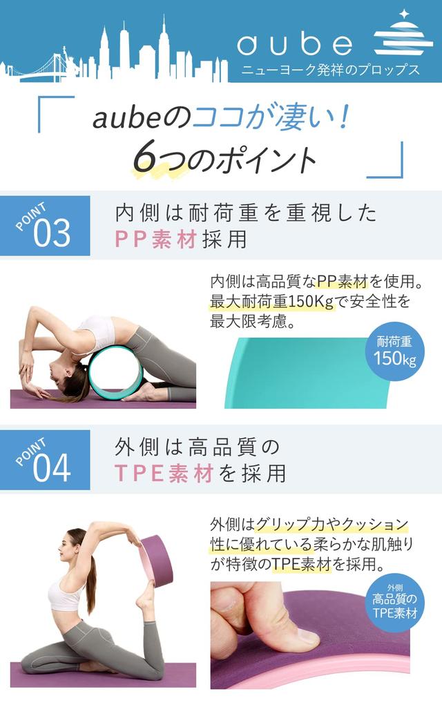 aube Yoga Pilates Yoga Stretching Back Yoga Diet Aid Wheel, Ring, Wheel, Ring, Stretch, Equipment, (Gray/Black)