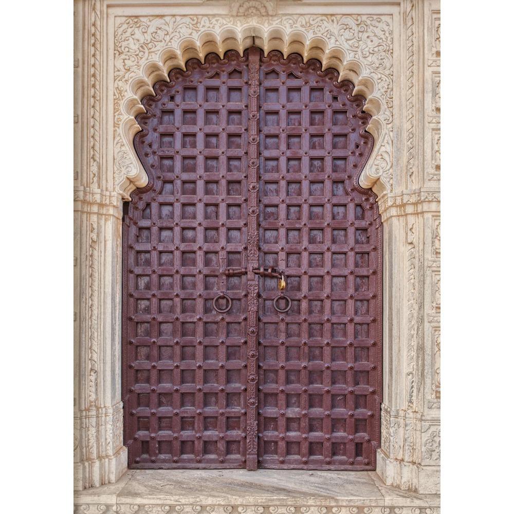 Moroccan Door Indian Door Wall Art Canvas Painting Print Marrakesh Architecture Poster Boho Islamic Wall Art Picture Home Decor