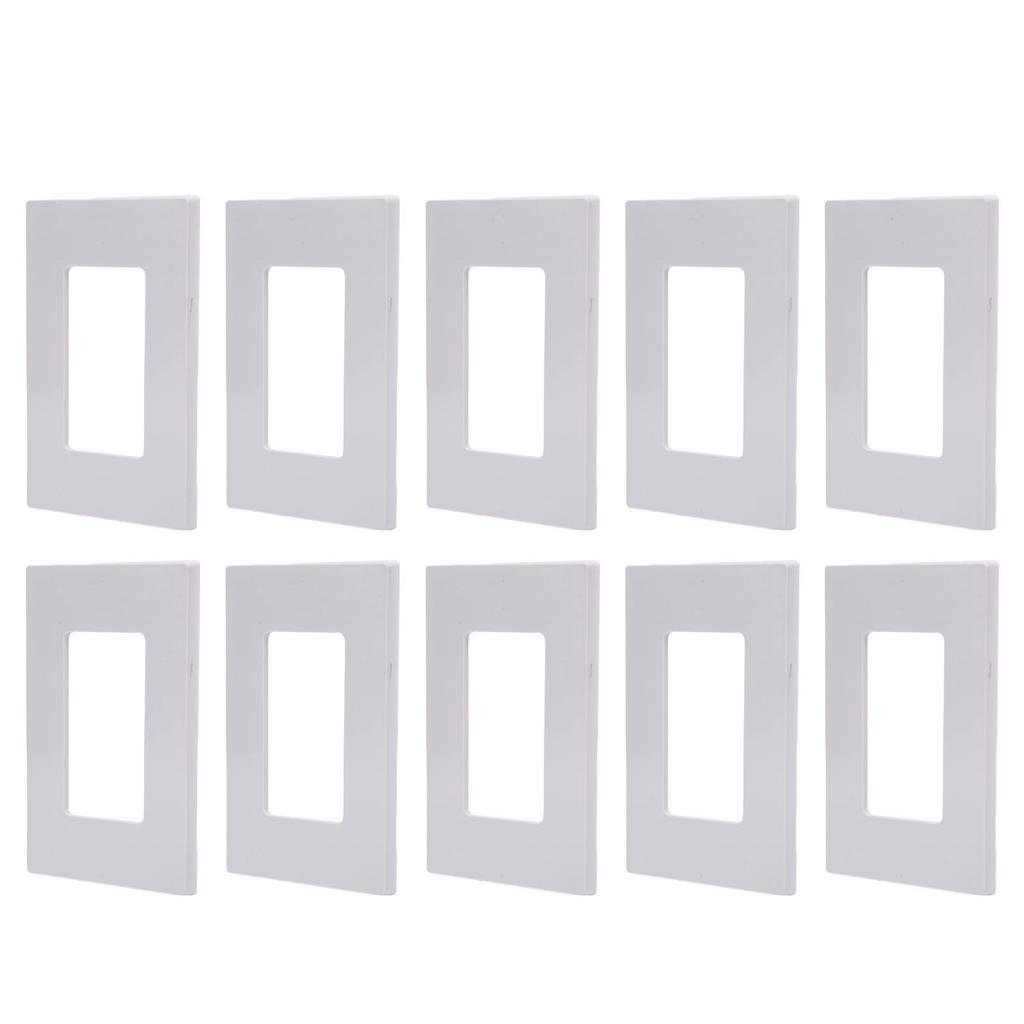 10 Sets Snap On Mount Fit for Leviton 80301 SW Decora Plus 1 Gang Wallplate Mounting Bracket Kit