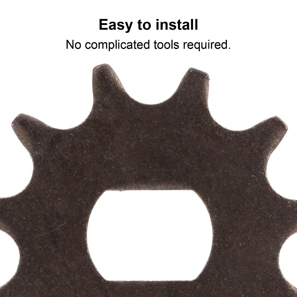11 Teeth Bicycle Chain Wheel Square Hole Chain Wheel Electric Scooters Replacement Part Go Kart