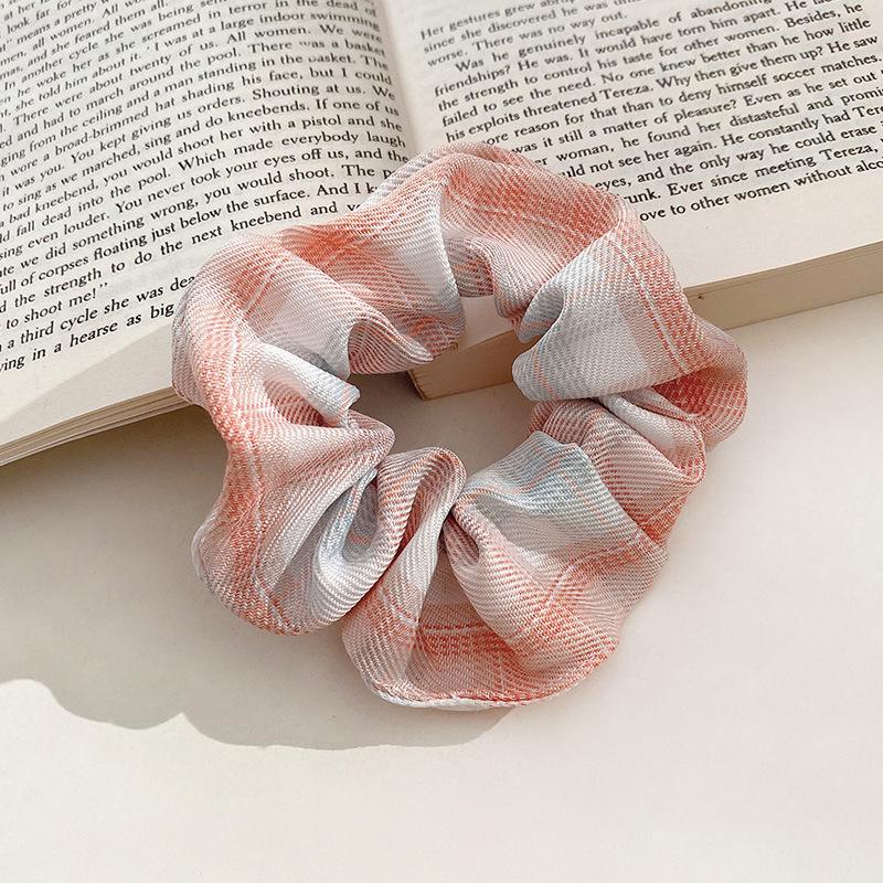 Plush Pig Intestine Hair Tie – Milk Coffee Color: 2025 Christmas Autumn Winter Series Hair Accessories