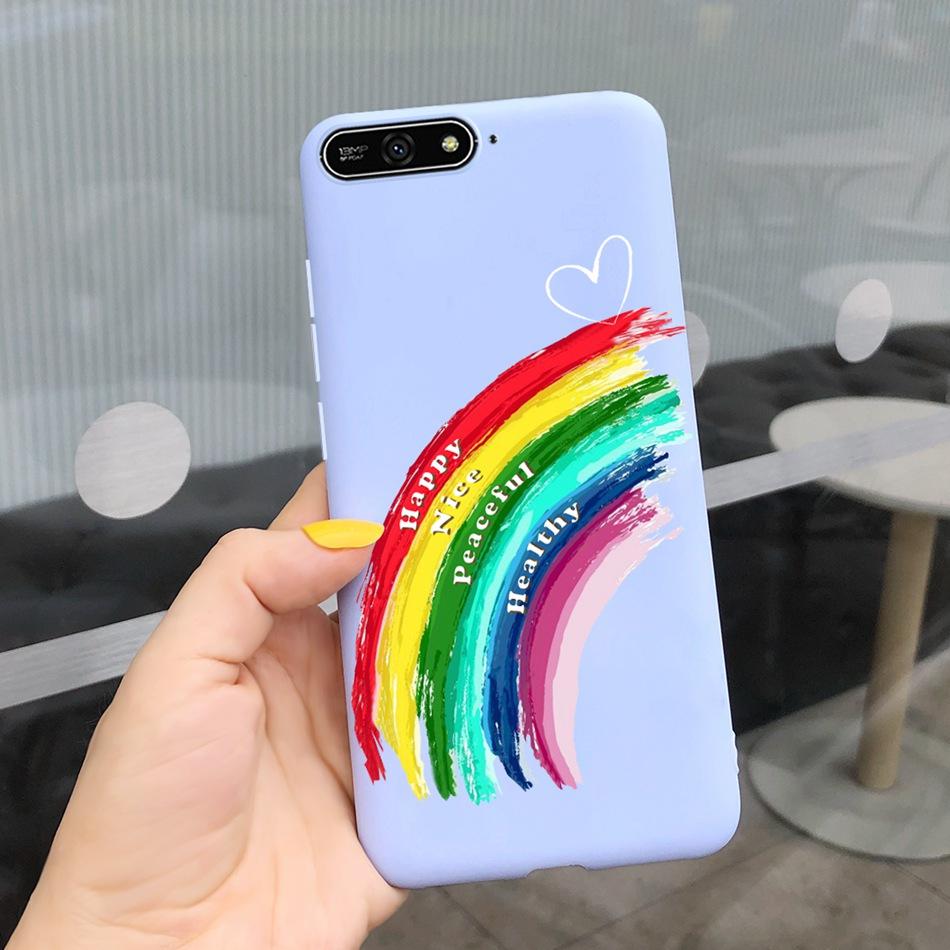 For Huawei Y6 2018 Case Lovely Printing Soft Silicone Phone Cases For Huawei Y 6 Y6 (2018) ATU-L22 Back Cover 5.7 Inch Funda