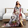 Soft Blankets Decorative High School DxD Throw Blanket Anime Flannel Bedspread For Outdoor Funny Sofa Bed Cover