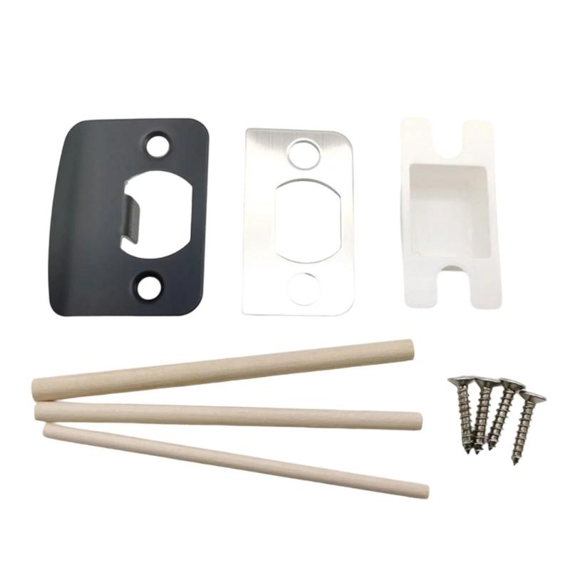 Standard Door Strikes Plate Practical Residential Security Striker Door Lock Latches Restorers Spacer Easy Installion