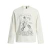 Men's New American Trendy Brand Simple Bottoming Shirt Personalized Graffiti Printing T-shirt Long Sleeve Loose