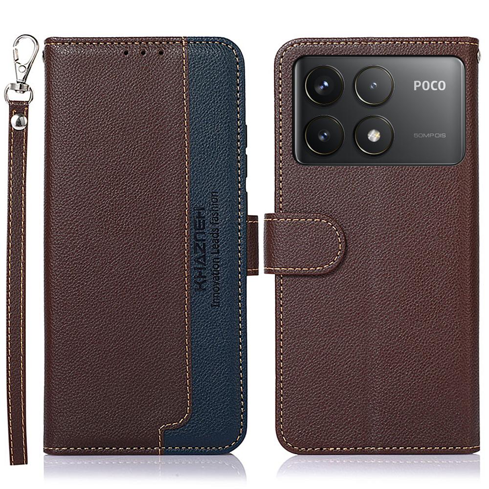 For Xiaomi Poco F6 Pro 5G/K70 5G/K70 Pro 5G Wallet Case RFID Blocking Leather Phone Cover