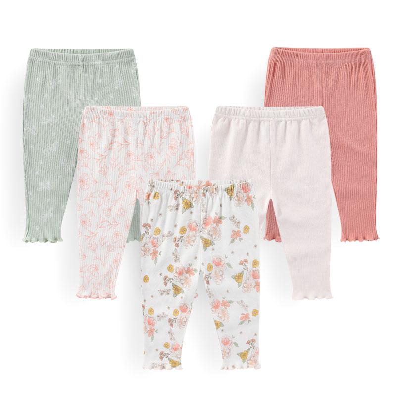 

Комплект штанов Kiddiezoom из 100% хлопка унисекс с рисунком из мультфильма для новорожденных от 0 до 12 месяцев из мягкого хлопка 9M