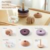 Montessori Baby Pole Stack Toy Wooden Elephant Bell Teething Toy Holiday Birthday