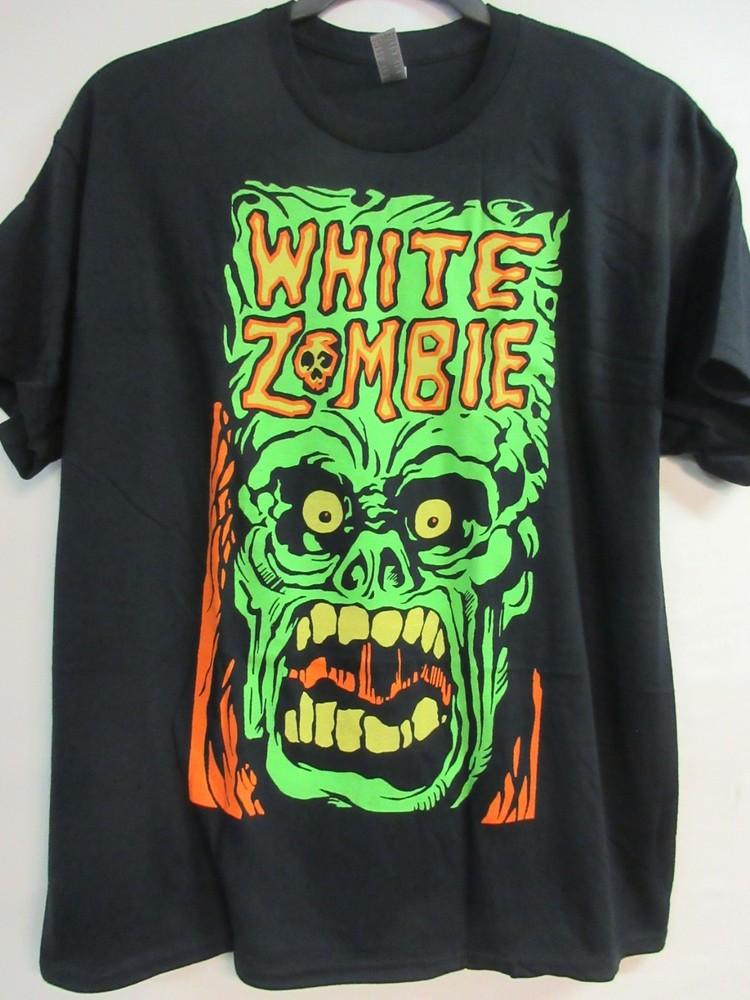 ОФИЦИАЛЬНЫЙ МЕРЧ WHITE ZOMBIE MONSTER YELL КОНЦЕРТНАЯ МУЗЫКА УНИСЕКС ФУТБОЛКА EXTRA LARGE XXXL