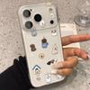 Transparent Cartoon Puppy Case for Apple iPhone 13Pro/XS/14/15/16/17ProMax