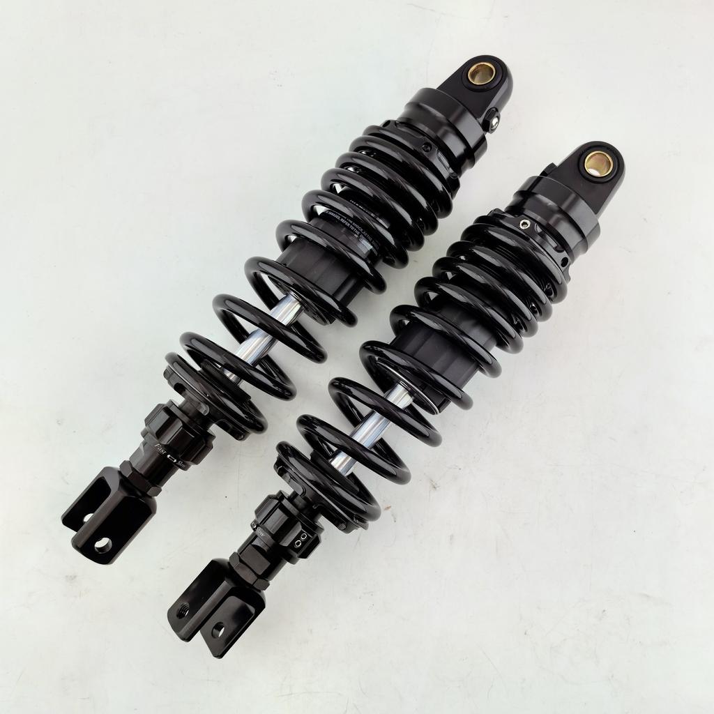 2pcs Universal 305mm-350mm motorcycle Rear Adjust damping shock absorber For Honda Yamaha Kawasaki Suzuki Rear suspension