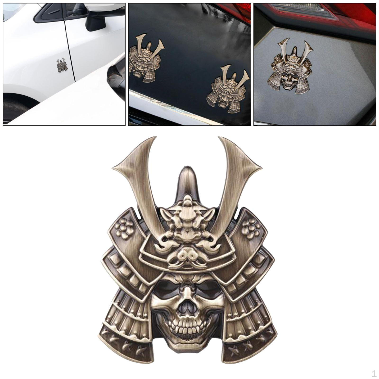 

Наклейка на значок 3D-позашляховика автомобіля A-Bronze Skull