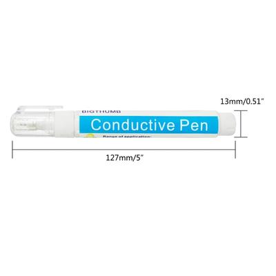 Paint Silver Paste Pen Circuit Repair Conductive Paint Pen Strong Adhesion for Child Education Physics Teaching Circuit