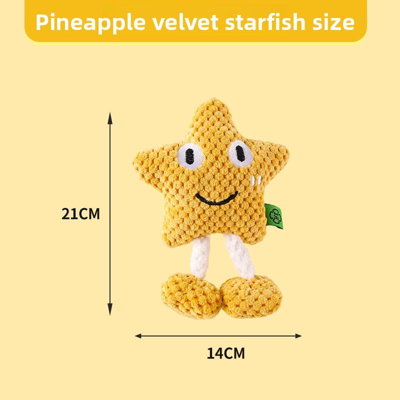 

Dog Toy - Self-amusement and Stress-relieving Chew and Bark Toy for Teeth Grinding and Cleaning Pets Teeth. Pet Plush Toy. жовтий