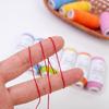 Elastic Sewing Thread 6 Color Sewing Thread 21.87Yard Per Spool Elastic Thread for Sewing Machine Hand Stitching