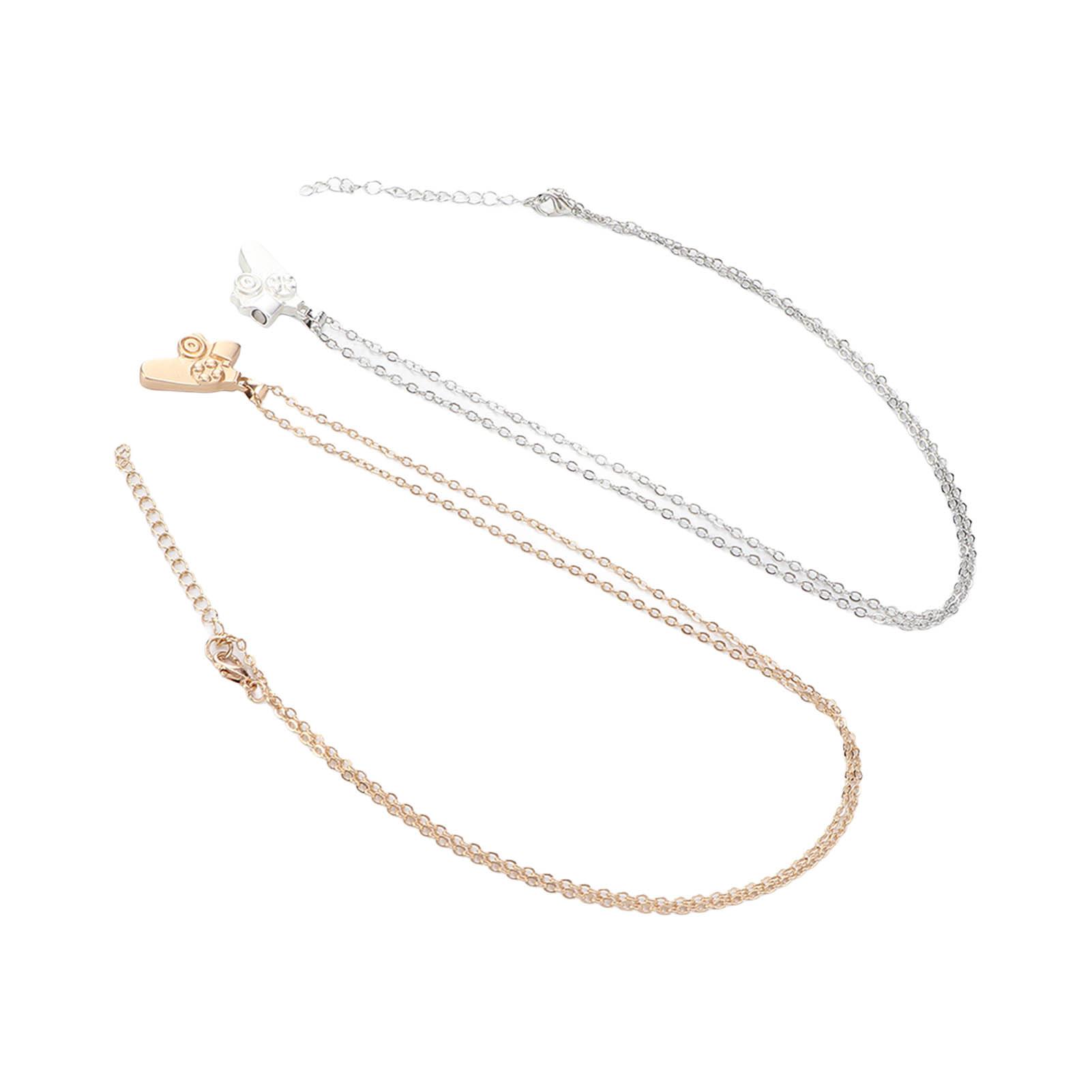 2 шт. Магнитные парные подвески-ожерелья из сплава для пар, для парня и девушки