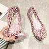 Sapatos Feminino Ladies Flats Hollow Slip On Fashion Female High Quality Sandals Comfortable Summer Footwear 2024 Jelly Shoes