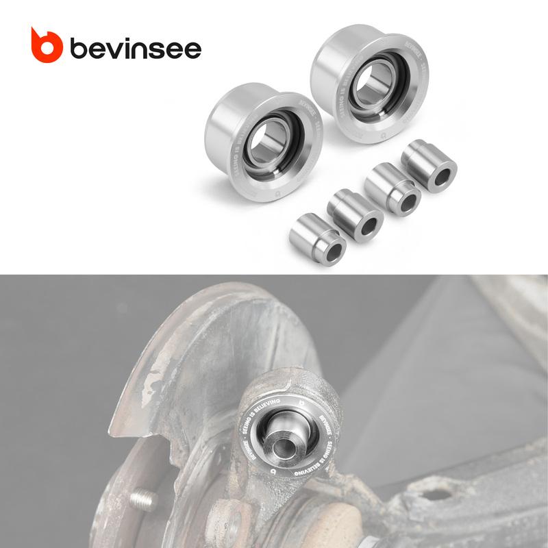 BEVINSEE Rear Outer Control Arm Bushings for BMW E46 E36 Z4 E85 E86, Replace for 33326771828,33326775551,33321136311,33321140345